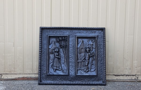 Plaque en fonte