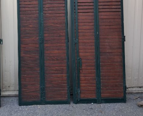 Volet bois et métal