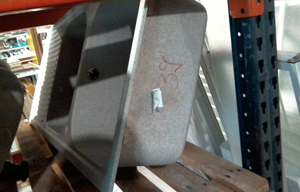 double évier fibre